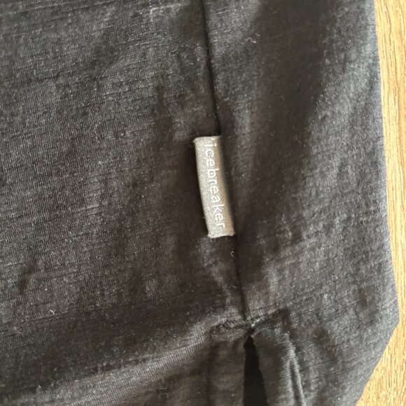 Icebreaker Merino Tech Lite II Short Sleeve Polo Shirt, Black (Men's M) - Picture 3 of 6